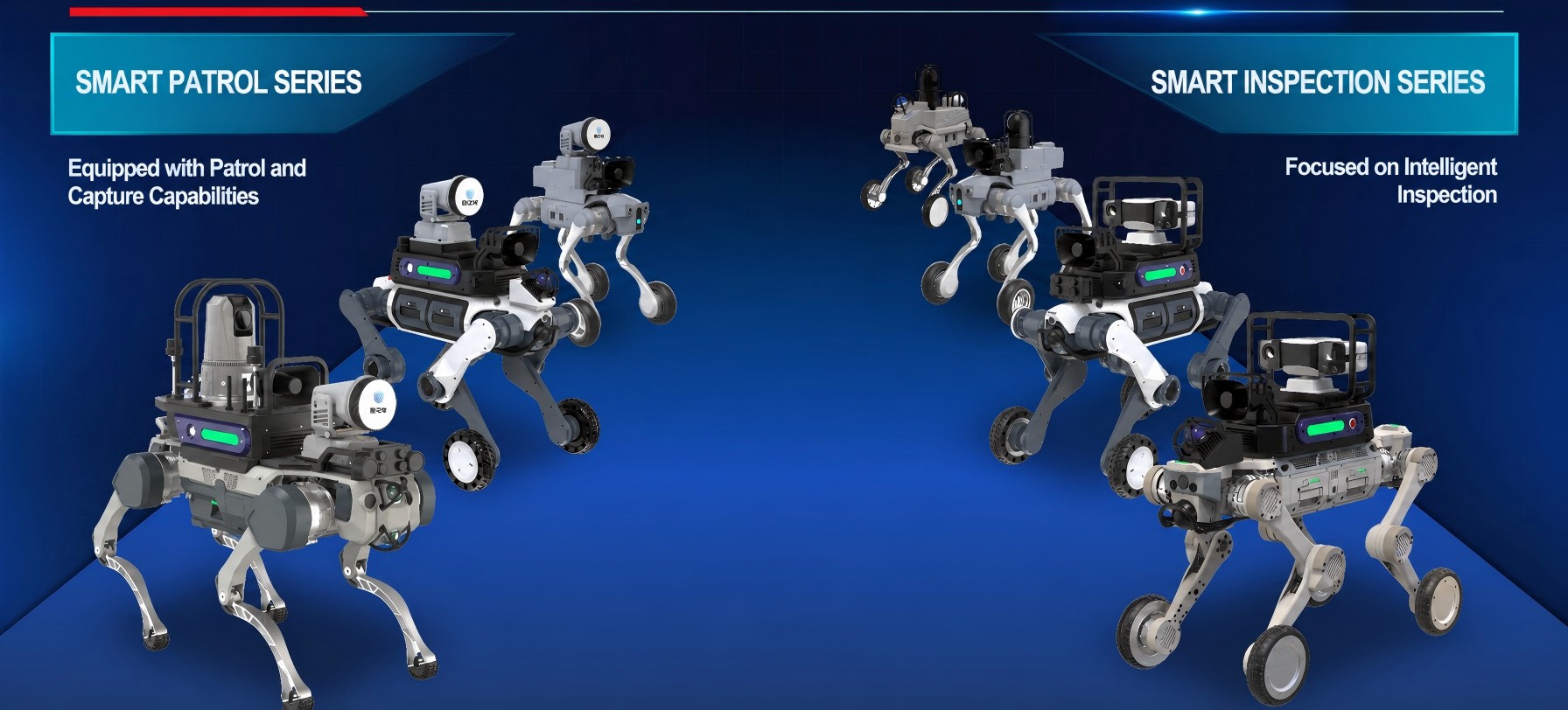 Smart Patrol Series quadruped robots